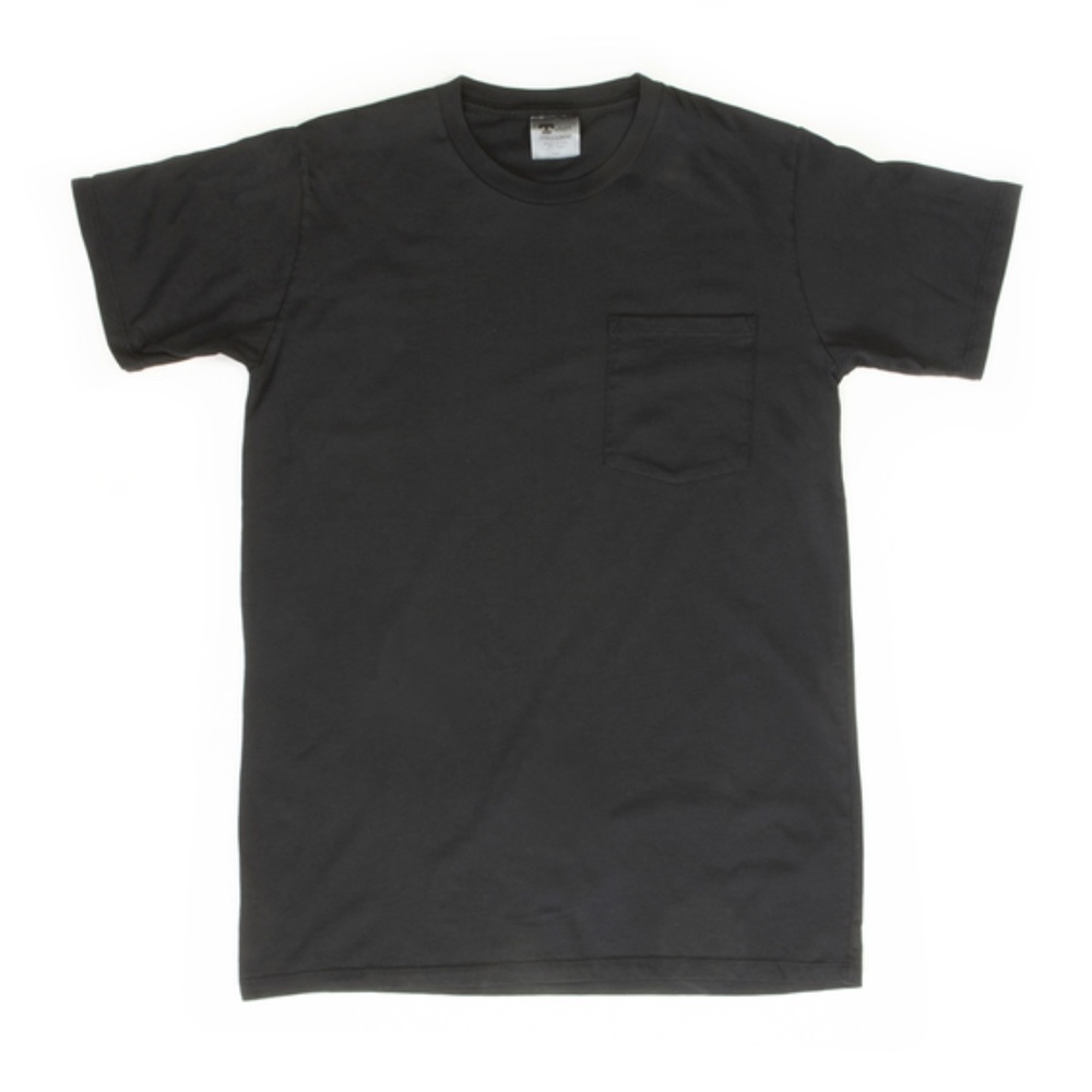 Tellason Black Pocket Tee